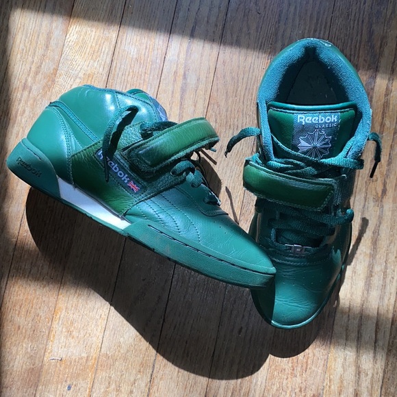 Green mid cut Workout Reebok’s - Picture 3 of 6